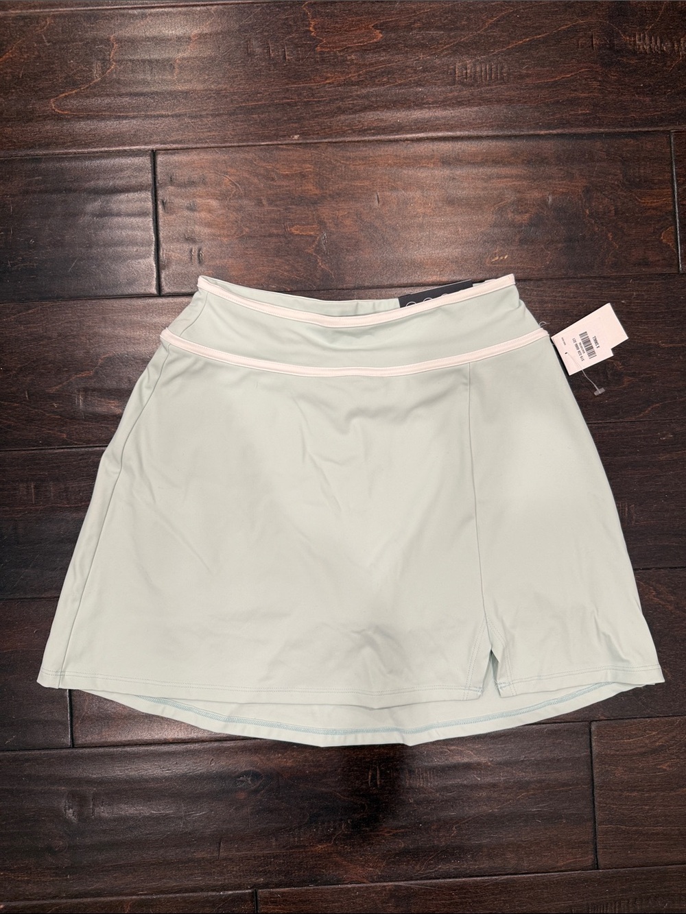 Gilly Hicks Light Mint Green Athletic Skort with Pink Trim